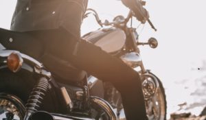 Motorcycle at the Beach